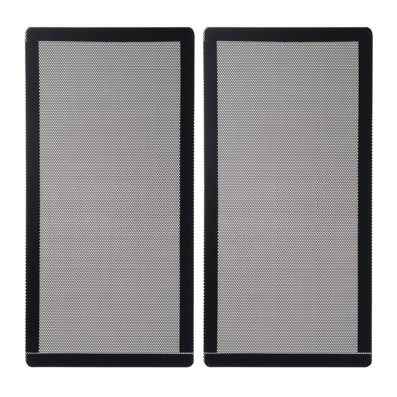 CM Computer Case Fan Dust Filter PC Mesh Filter Cover Grills with Magnetic Frame, Black Color (240 x 120 mm (2 Pcs)) - Image 4